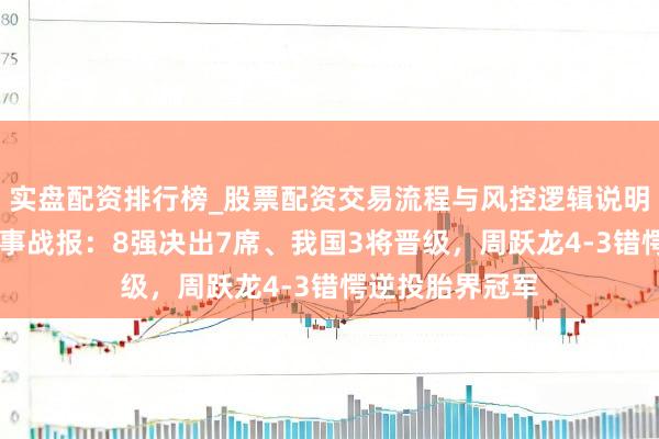 实盘配资排行榜_股票配资交易流程与风控逻辑说明 斯诺克最新赛事战报：8强决出7席、我国3将晋级，周跃龙4-3错愕逆投胎界冠军