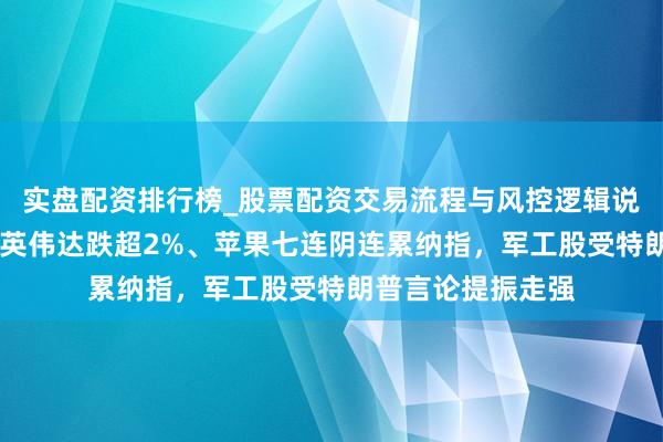 实盘配资排行榜_股票配资交易流程与风控逻辑说明 冰火两重天！英伟达跌超2%、苹果七连阴连累纳指，军工股受特朗普言论提振走强