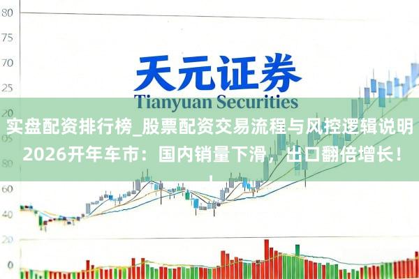 实盘配资排行榜_股票配资交易流程与风控逻辑说明 2026开年车市：国内销量下滑，出口翻倍增长！